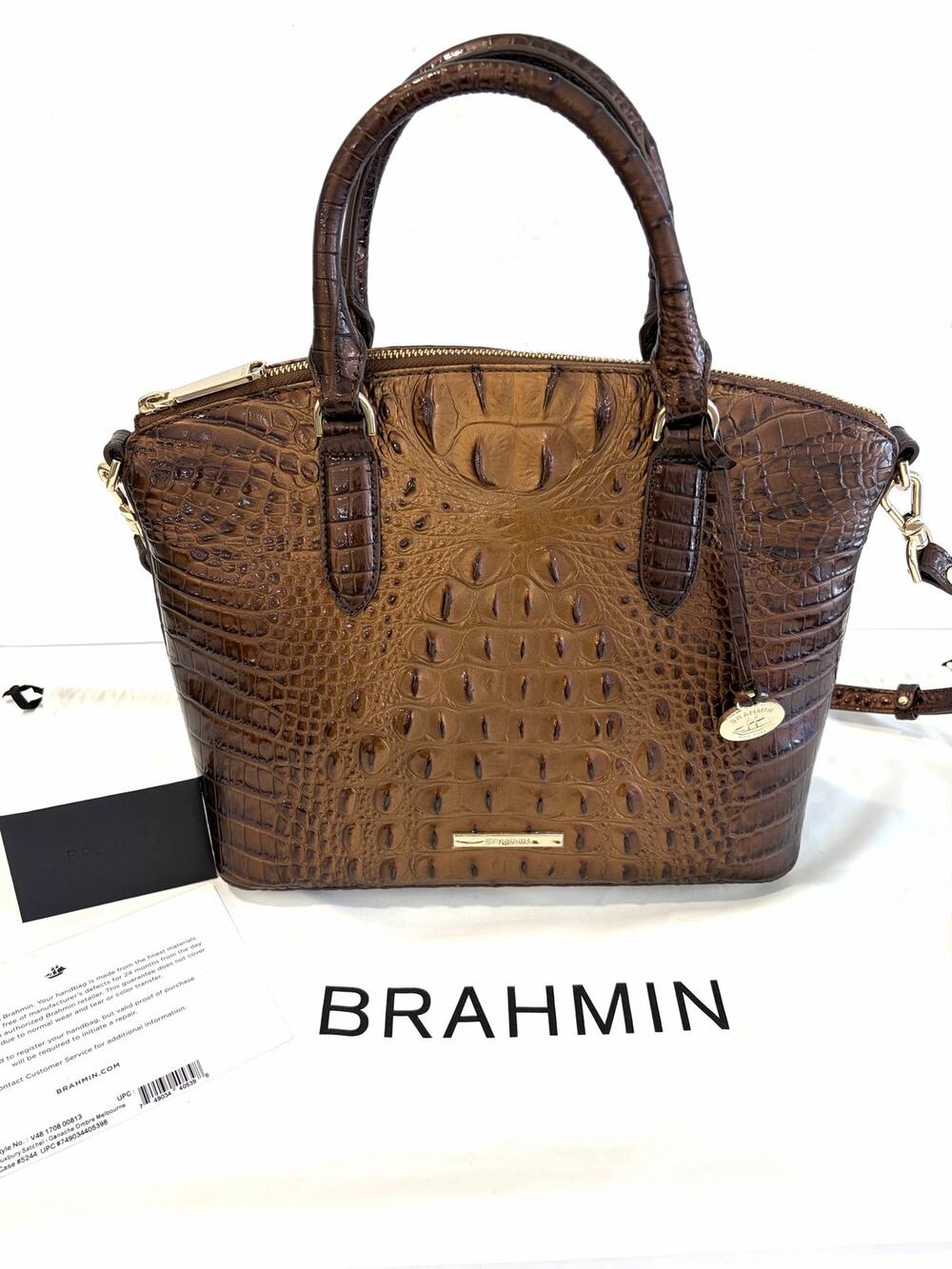 Brahmin Duxbury Ganache Ombre Melbourne Satchel Bag